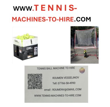 Tennis Machines Rental and Tennis Racket Services 